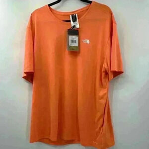 NWT The North Face Elevation Soft Short Sleeve Tee Shirt - Men's XXL Dusty Coral